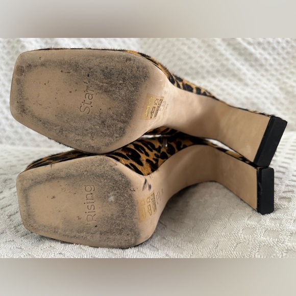 iL Fratellino Rising Star Ankle Booties in Leopard Print Pony Hair Size 38 US 8 - Picture 13 of 14